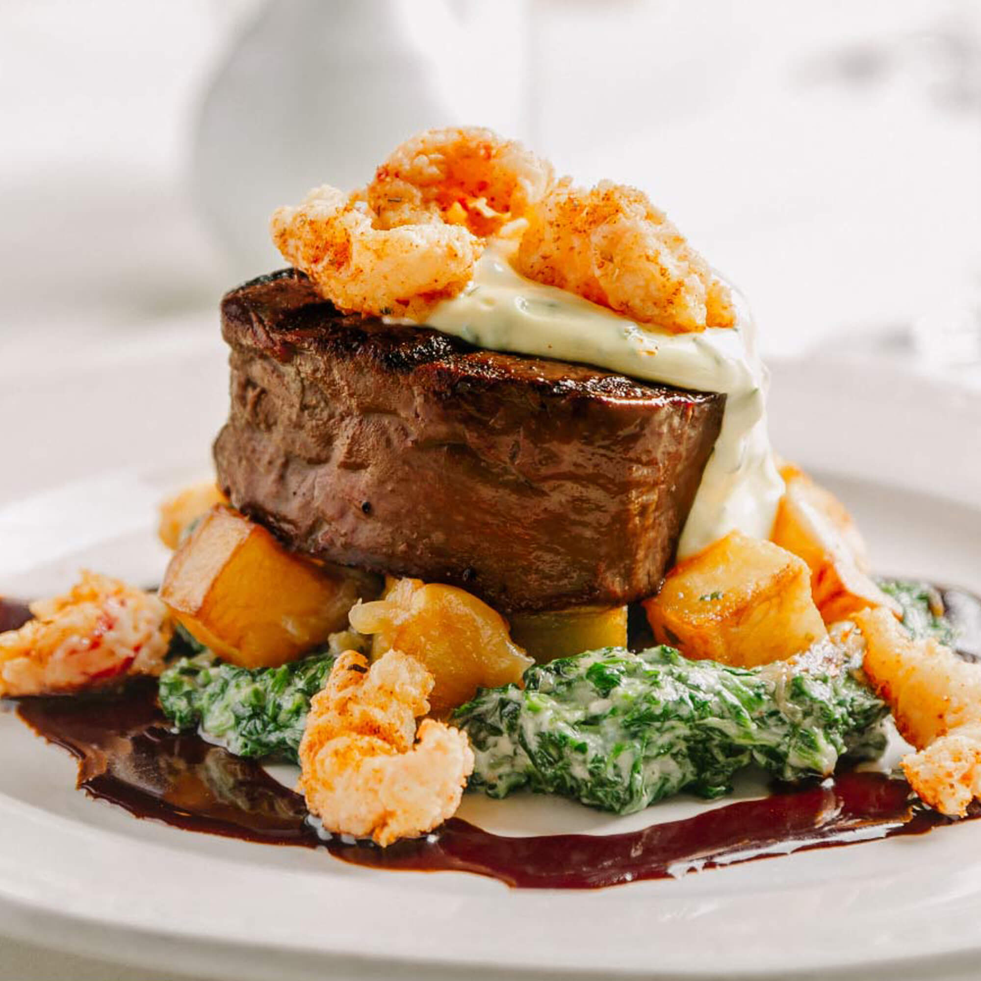 Steakhouse style grilled marinated flank steak